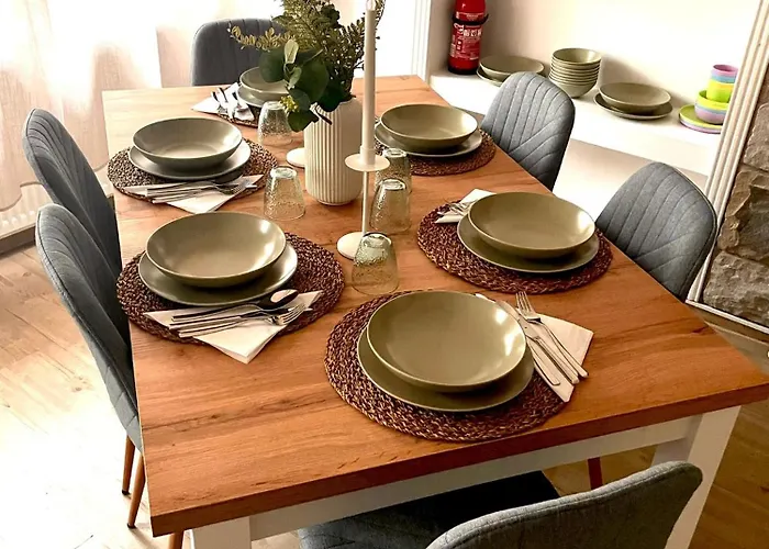 Neu- Appartment In Hagen Naehe Dortmund - 3 Parking! 3 Double-Bed! 2 Bedrooms, Wifi, Coffemashine-Fully Automatic, Kitchen, Netflix,Disney,Magenta 公寓 哈根